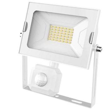 Avide ultratenký LED reflektor s čidlem pohybu bílý 30 W  (ABSSFLNW-30W-PIR-W)