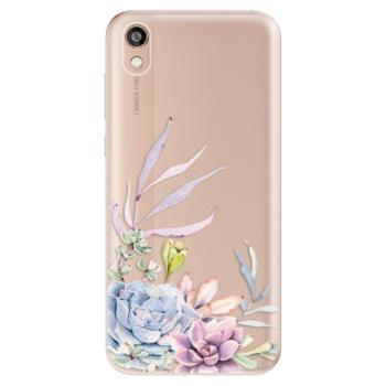 Odolné silikonové pouzdro iSaprio - Succulent 01 - Huawei Honor 8S