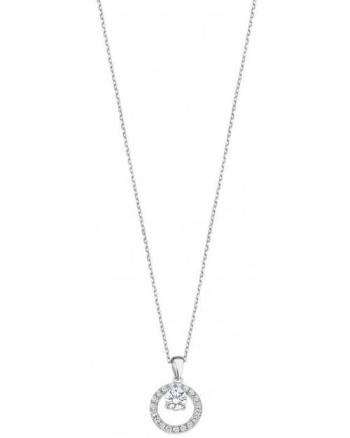 Lotus Silver Okouzlující stříbrný náhrdelník s čirými zirkony LP3080-1/1