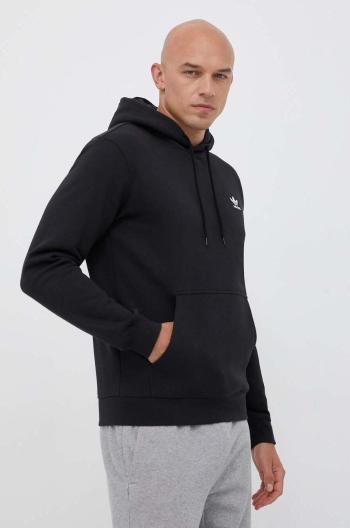 Mikina adidas Originals pánská, černá barva, s kapucí, s aplikací, IM4522