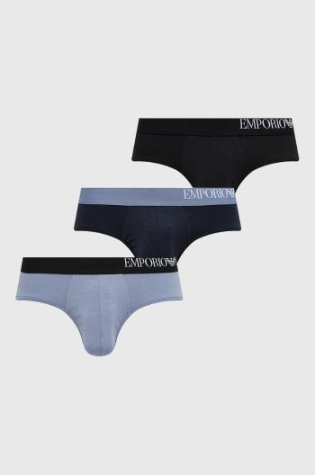 Spodní prádlo Emporio Armani Underwear (3-pak) pánské, černá barva