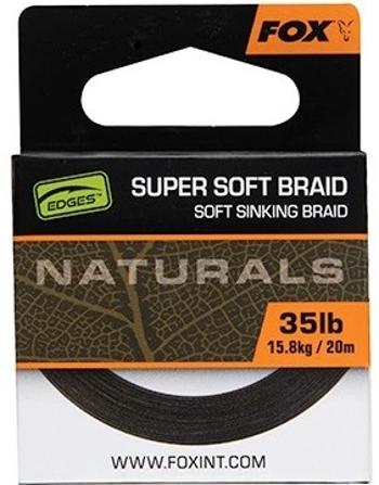 Fox návazcová šňůrka naturals soft braided hooklength 20 m - 25 lb