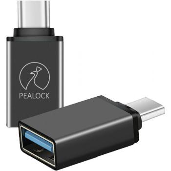 Pealock USB C REDUKCE Usb redukce, černá, velikost UNI