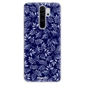 Odolné silikonové pouzdro iSaprio - Blue Leaves 05 - Xiaomi Redmi Note 8 Pro