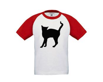 Dětské tričko baseball Kočka - Líza