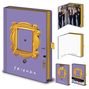 Pyramid Premium zápisník Přátelé - fialový