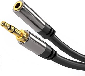 PREMIUMCORD prodlužovací kabel, Jack 3.5mm - Jack 3.5mm M/F 1, 5m