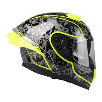 Moto přilba Lazer Rafale SR  $13 Original (Black-Yellow Fluo)