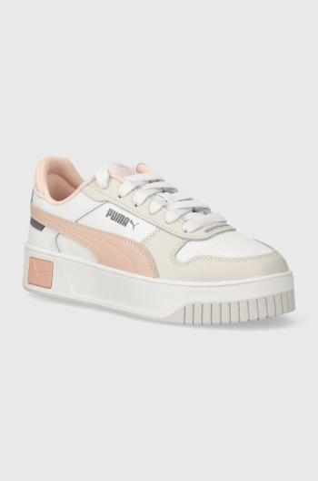 Dětské sneakers boty Puma Carina Street Jr bílá barva