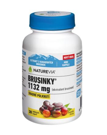NatureVia Brusinky 1132 mg 30 kapslí