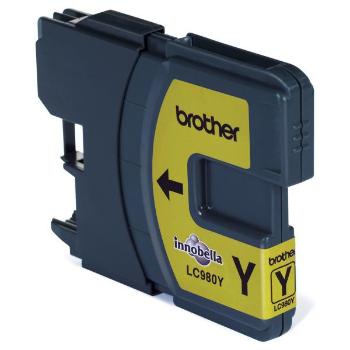 BROTHER LC-980 - originální cartridge, žlutá, 5ml