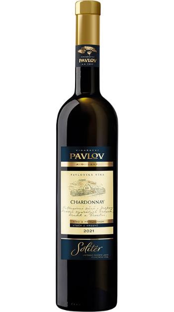 Vinařství Pavlov Chardonnay 2021 pozdní sběr Solitér 0.75l