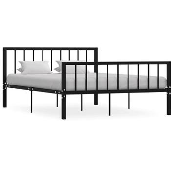 Rám postele černý kov 140x200 cm (284571)