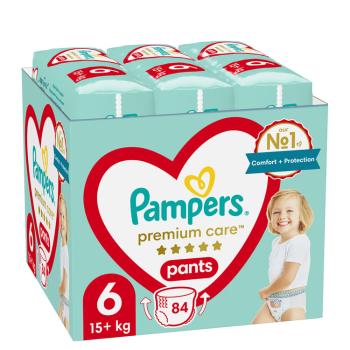 PAMPERS Premium Care plenkové kalhotky 6 (84 ks), 15 kg+