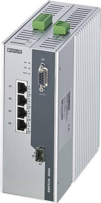 Průmyslový ethernetový switch Phoenix Contact, FL SWITCH 4000T-4POE-SFP