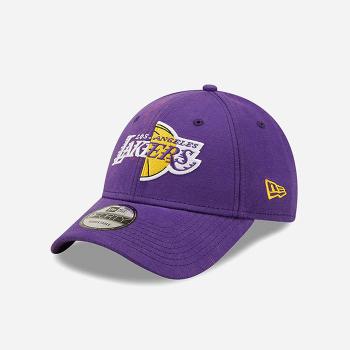 New Era Los Angeles Lakers Split Logo Purple 9FORTY Cap 60240335