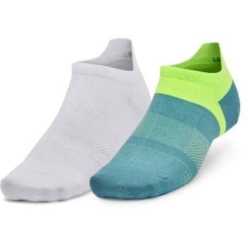 Under Armour ARMOURDRY RUN LITE 2PK Unisex ponožky, bílá, velikost