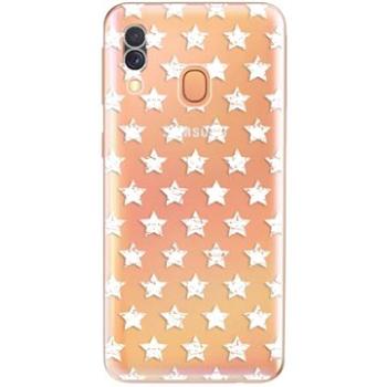iSaprio Stars Pattern - white pro Samsung Galaxy A40 (stapatw-TPU2-A40)