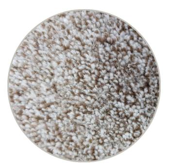 Vopi koberce Kruhový koberec Apollo Soft béžový - 200x200 (průměr) kruh cm Béžová