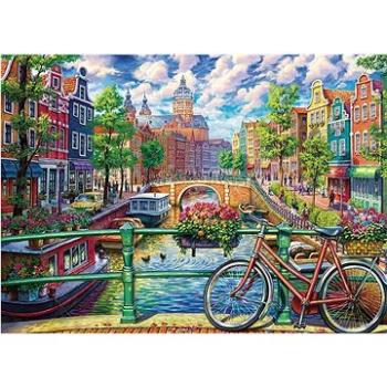 Cobble Hill Puzzle Průplav v Amsterdamu 1000 dílků (625012801805)
