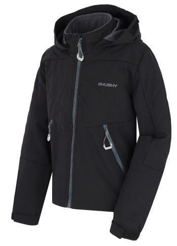 Husky Dětská softshell bunda Salex K black Velikost: 140 dětská bunda