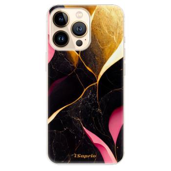 Odolné silikonové pouzdro iSaprio - Gold Pink Marble - iPhone 13 Pro