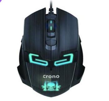 Crono CM647 - optická  herní myš, USB konektor, rozlišení 800/1200/1600 DPI , modré podsvícení, CM647