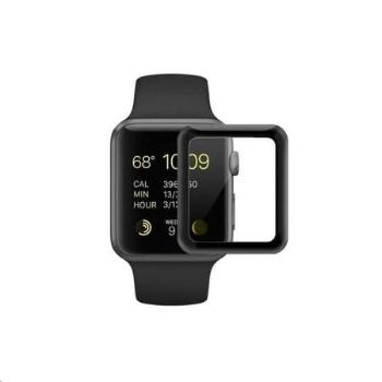 Coteetci 4D sklo s celoplošným lepením a černým lemem pro Apple Watch 42 mm CS2213-42