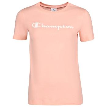 Champion CREWNECK T-SHIRT Dámské tričko, lososová, velikost L