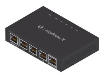 Ubiquiti EdgeRouter X, 4x GLAN porty, 1x pasivní PoE out, ER-X