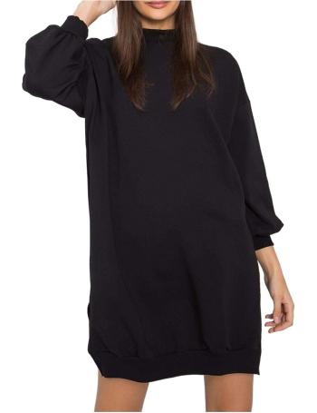 černé dámské mikinové šaty vel. L/XL