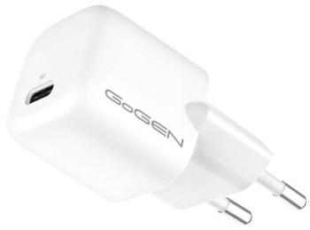 GoGEN síťová GaN nabíječka s USB-C a PD (30W), ACHPD 130 W, bílá (GOGACHPD130W)