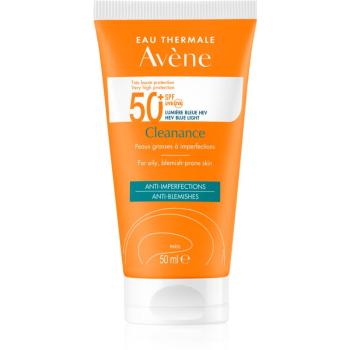 Avène Cleanance Solaire sluneční ochrana pleti se sklonem k akné SPF 50+ 50 ml