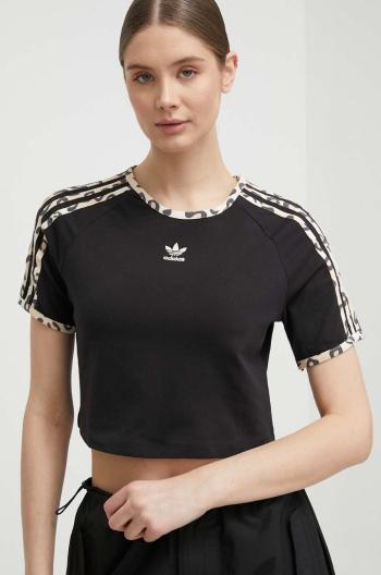 Tričko adidas Originals černá barva, IY7062