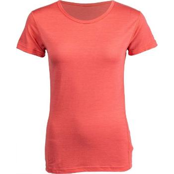 Devold BREEZE T-SHIRT W Dámské vlněné triko, oranžová, velikost L