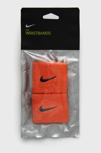 Pásek na zápěstí Nike oranžová barva