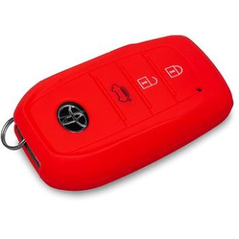 Ochranné silikonové pouzdro na klíč pro Toyota, barva červená (SZBE-042R)
