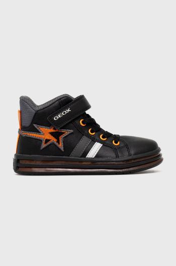 Dětské sneakers boty Geox černá barva