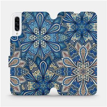 Flipové pouzdro na mobil Samsung Galaxy A30s - V108P Modré mandala květy (5903516062492)