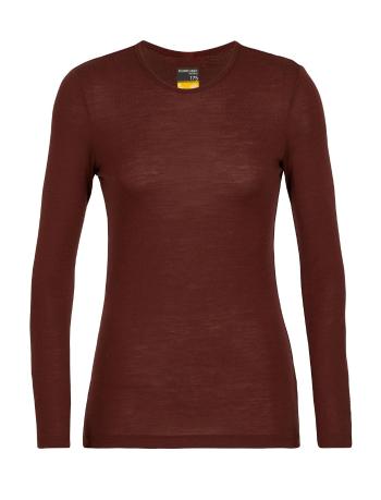 dámské triko dlouhý rukáv ICEBREAKER Wmns 175 Everyday LS Crewe, Espresso velikost: XS