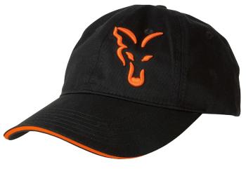 Fox kšiltovka black & orange baseball cap