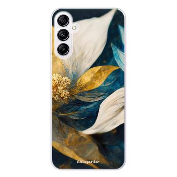 Odolné silikonové pouzdro iSaprio - Gold Petals - Samsung Galaxy A14 / A14 5G