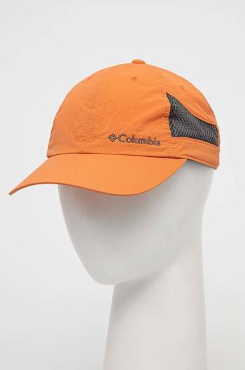 Kšiltovka Columbia Tech Shade oranžová barva, hladká
