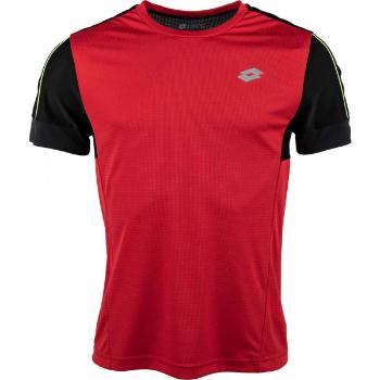 Lotto SPEEDRUN IV TEE PL Pánské běžecké tričko, červená, velikost S