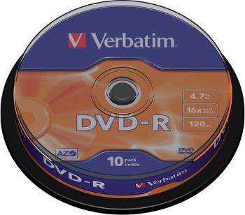 VERBATIM DVD-R 4,7GB 16x 10SP, 43523