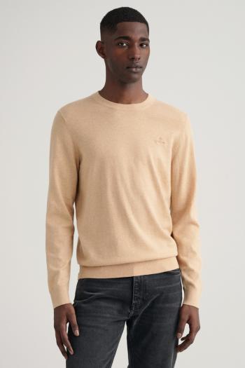 SVETR GANT COTTON CASHMERE C-NECK hnědá XXL