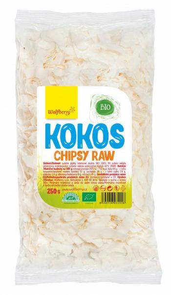 Wolfberry Kokosové chipsy BIO 250 g