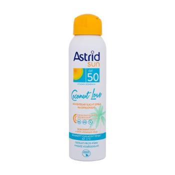 Astrid Sun Coconut Love Dry Mist Spray SPF50 150 ml opalovací přípravek na tělo unisex na všechny typy pleti