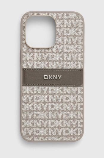 Obal na telefon Dkny iPhone 14 Pro Max 6.7 šedá barva, DKHCP14XPRTHSLE