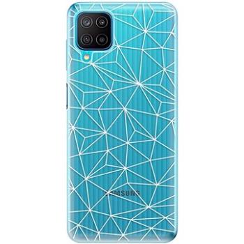 iSaprio Abstract Triangles 03 - white pro Samsung Galaxy M12 (trian03w-TPU3-M12)